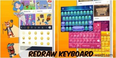 Redraw Keyboard for Android: Emojis, Stickers and Themes Galore