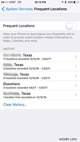 How to Disable Frequent Location Tracking on iPhone