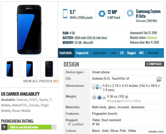 How to Easily Compare the Specifications of Two Phones