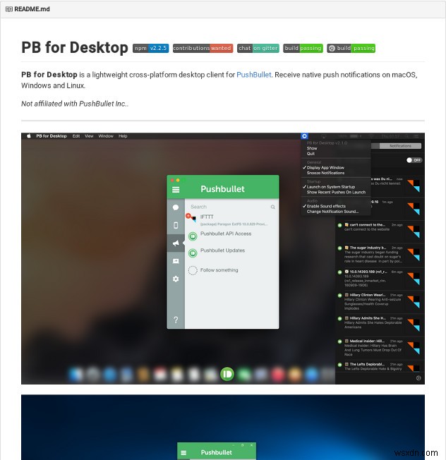 Setting Up PushBullet Desktop Client in Ubuntu with PB for Desktop