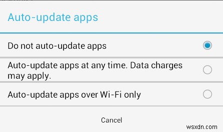 How to Keep Specific Android Apps from Auto-Updating