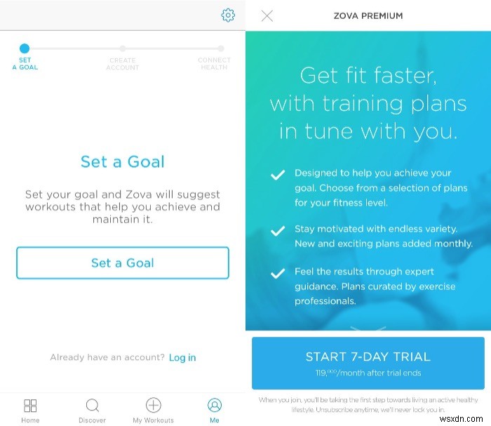 Start Exercising and Get Healthier with Zova – Personal Trainer for iOS
