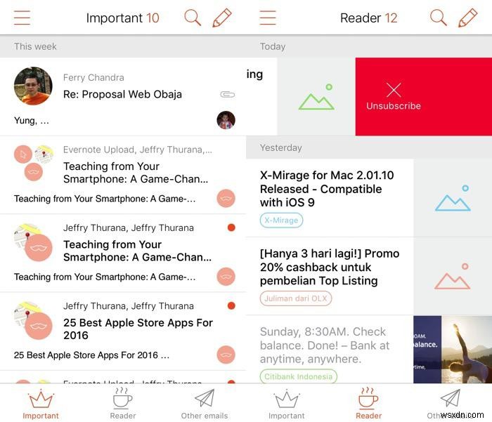 Eight Alternatives to Mailbox Email App on iOS