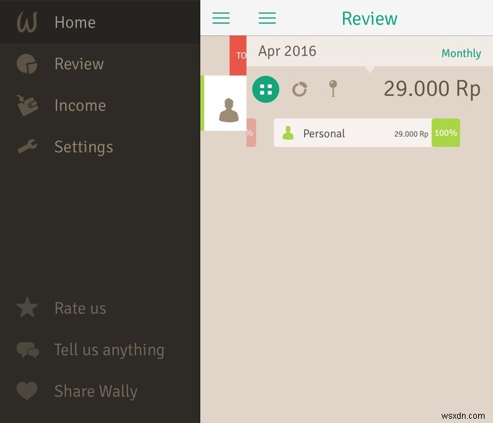 Manage Your Personal Budget with Wally