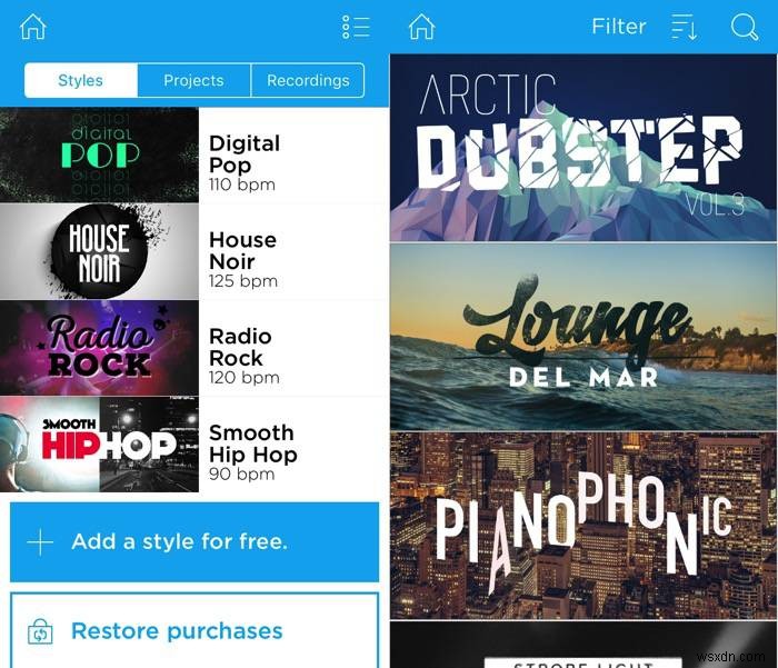 Easily Create Your Music in Mobile Devices with Music Maker Jam