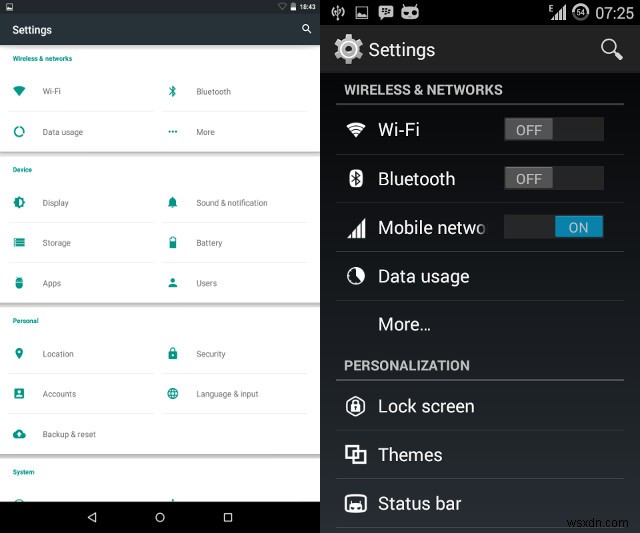 New Features and Changes in Android Lollipop
