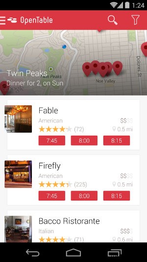 6 Android Apps for Finding a Great Place to Eat