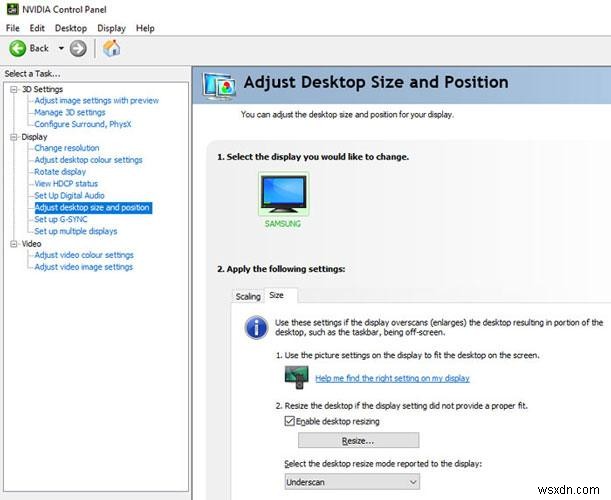 How to Fix Overscan and Underscan Between a TV and Computer