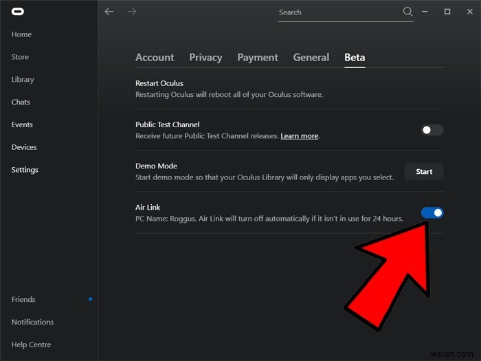 How to Enable Oculus Air Link on Oculus Quest 2