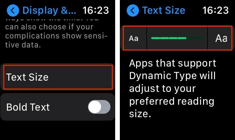 How to Increase the Text Size on Your Apple Watch