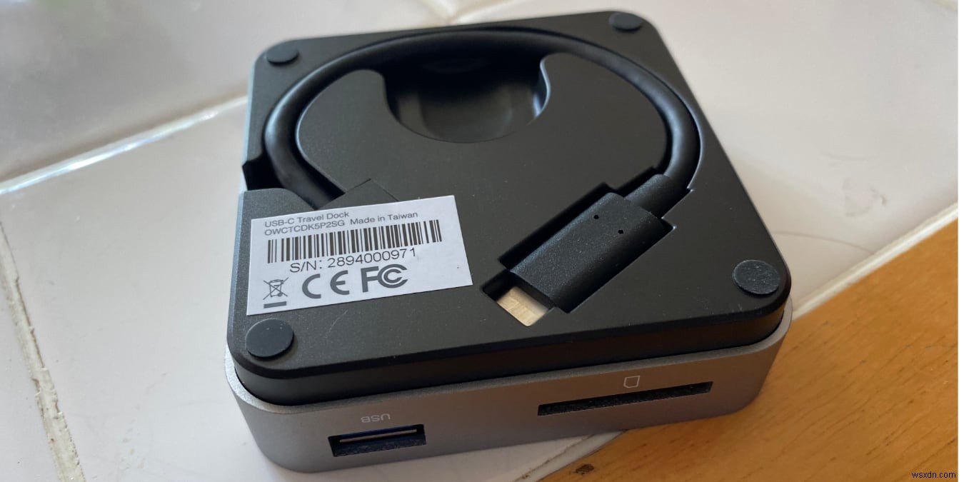 No Ports? Try the OWC USB-C Travel Dock