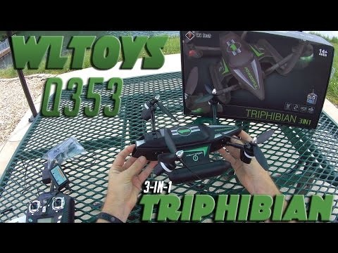 WLtoys Q353 Triphibian Quadcopter – Review and Giveaway