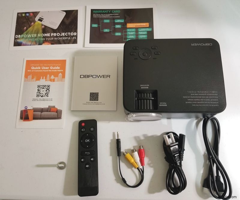 DBPower T20 1500 Lumens LCD Mini Projector Review