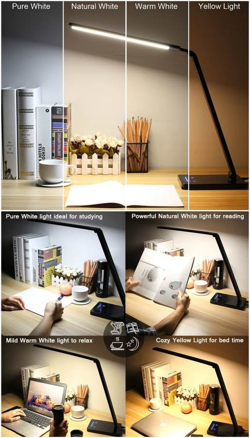 BYB Dimmable Eye-Care LED Desk Lamp – Review and Giveaway