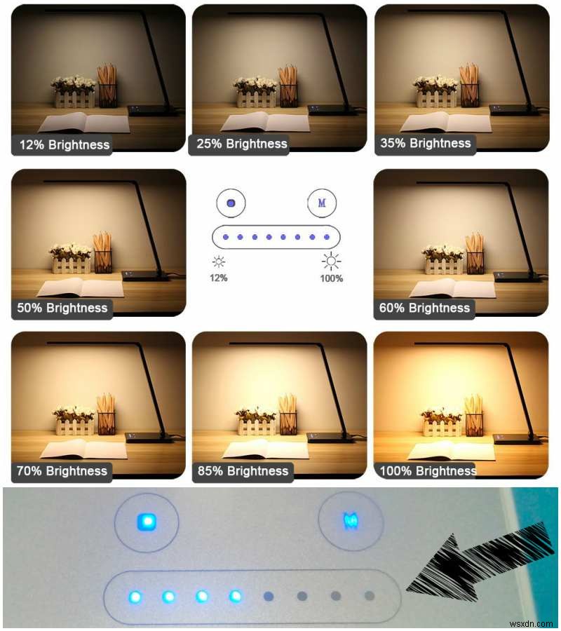 BYB Dimmable Eye-Care LED Desk Lamp – Review and Giveaway