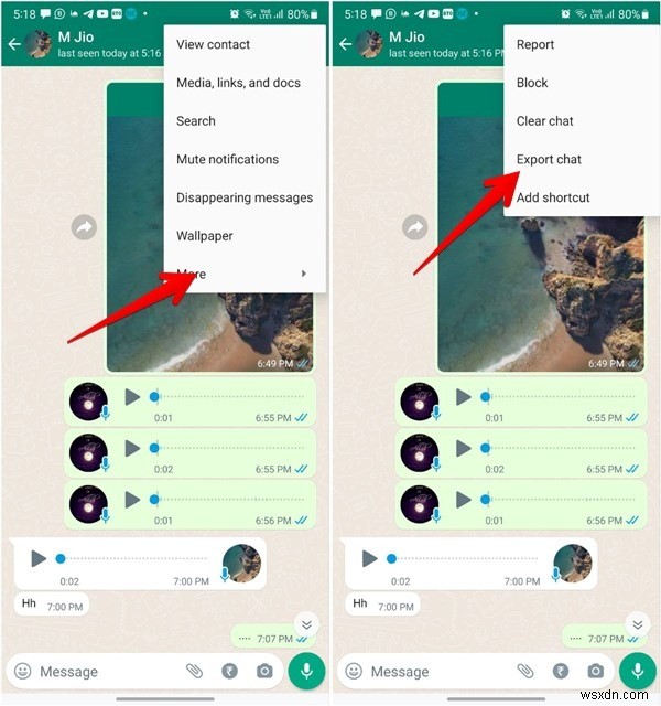 How to Export and Back Up Your WhatsApp Chat History