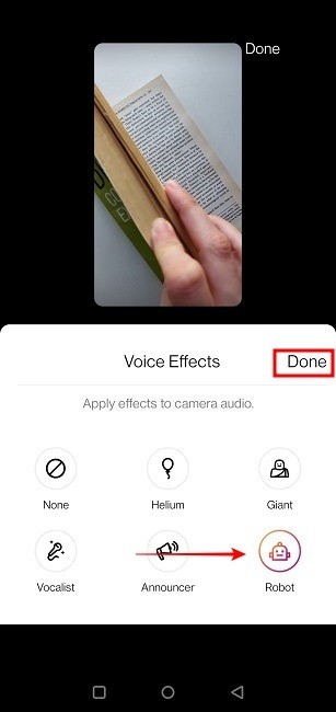 How to Add Voice and Related Effects to Instagram Reels