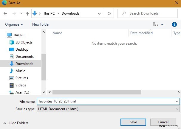 How to Import and Export Favorites in Microsoft Edge