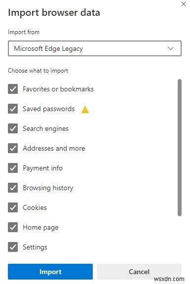 How to Import and Export Favorites in Microsoft Edge