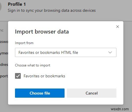 How to Import and Export Favorites in Microsoft Edge