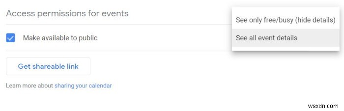 How to Share Your Google Calendar with Others