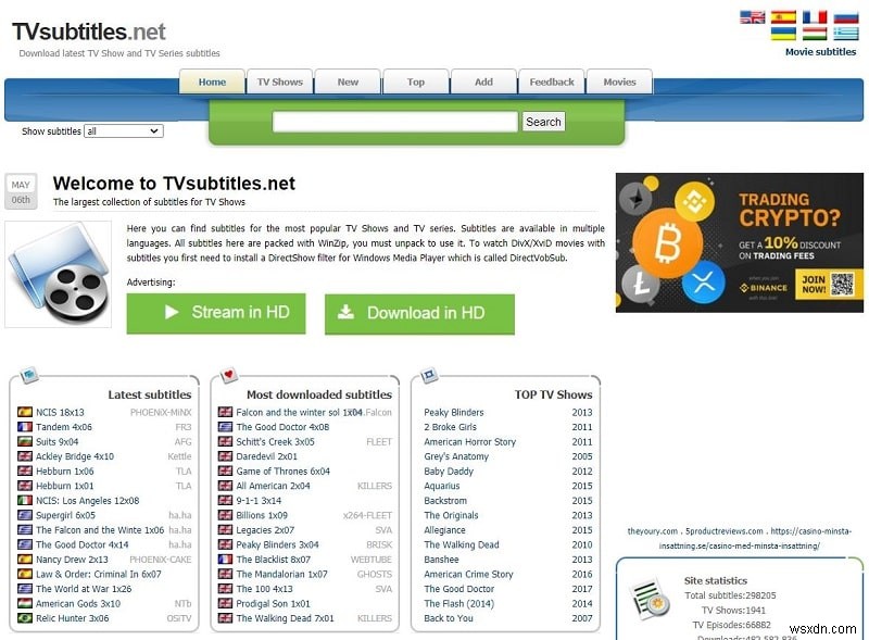 12 Sites to Download Subtitles for Movies and TV Shows