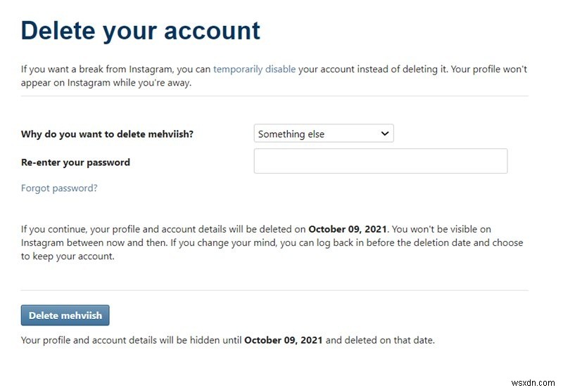 How to Delete or Deactivate Your Instagram Account