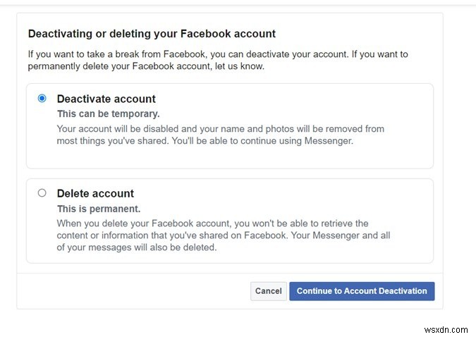 How to Deactivate Your Facebook Account or Delete It for Good