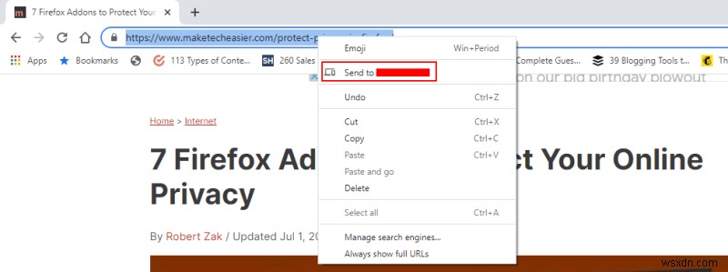Chrome Tab Sharing: How to Send Tabs Between Devices on Chrome