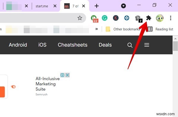 How to Pin Extensions to Google Chrome Toolbar