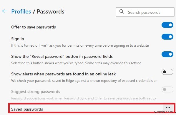 How to Import/Export Passwords Using Microsoft Edge