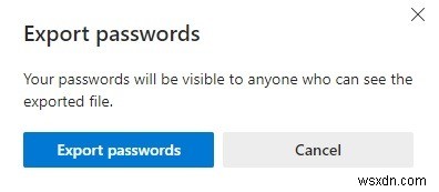 How to Import/Export Passwords Using Microsoft Edge