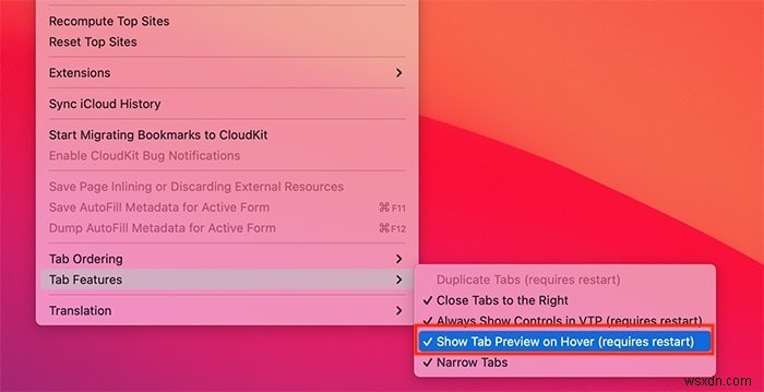 How to Disable Tab Previews in Safari on Mac
