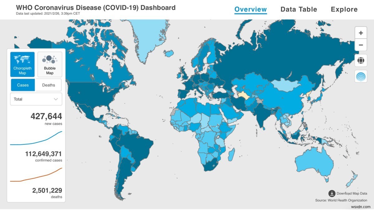 Five Websites for Keeping Tabs on the COVID-19 Pandemic