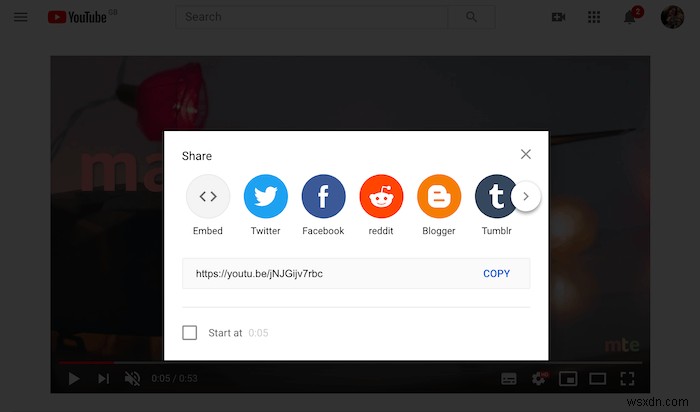 How to Share a Specific Part of a YouTube Video