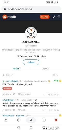 How to Move the Menu Bar  to the Bottom in Chrome for Android
