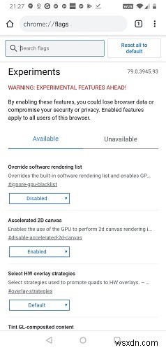How to Move the Menu Bar  to the Bottom in Chrome for Android