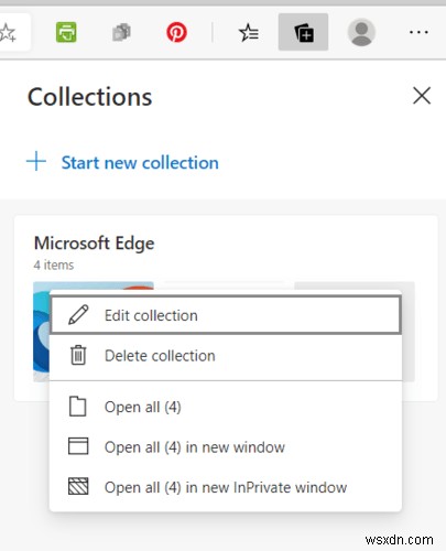 How to Use the Collections Feature in the New Edge Browser