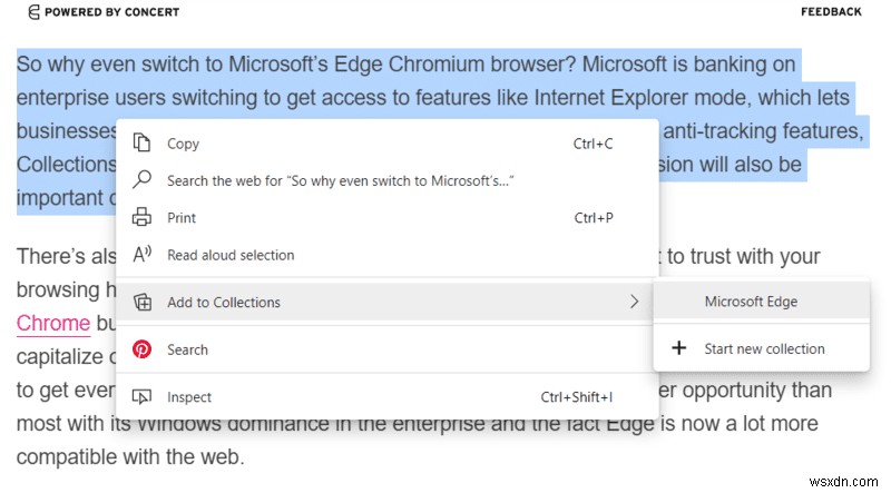 How to Use the Collections Feature in the New Edge Browser