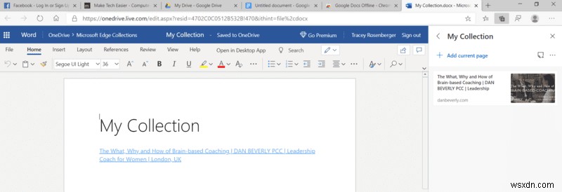 How to Use the Collections Feature in the New Edge Browser