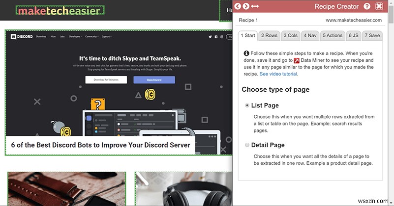 How to Use a Data-Scraping Tool to Extract Data from Webpages