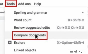 How to Compare Two Documents in Google Docs