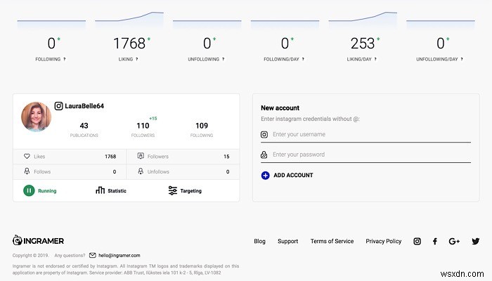 Add Likes and Followers on Instagram with Ingramer