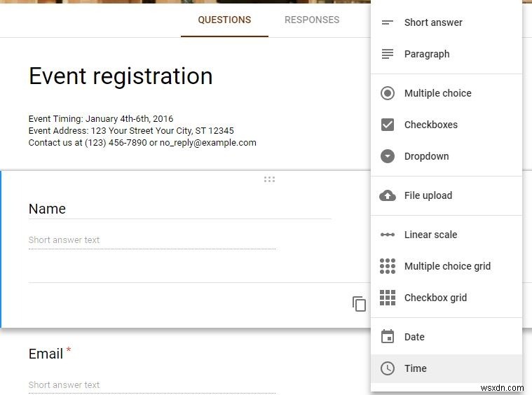How to Create an Event Registration Form with Google Forms