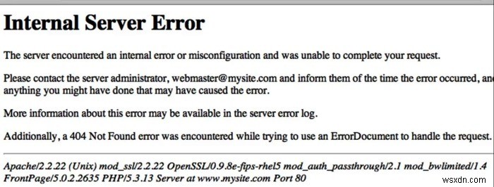 How to Fix the “500 Internal Server Error” on Websites