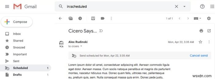 How to Schedule Emails in Gmail