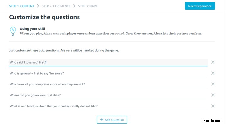 How to Create a Customized Alexa Skill Using Blueprints