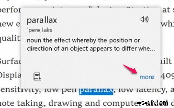 How to Use the Built-in Dictionary of Microsoft Edge