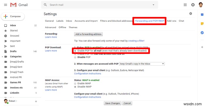 How to Move Emails from One Gmail Account to Another