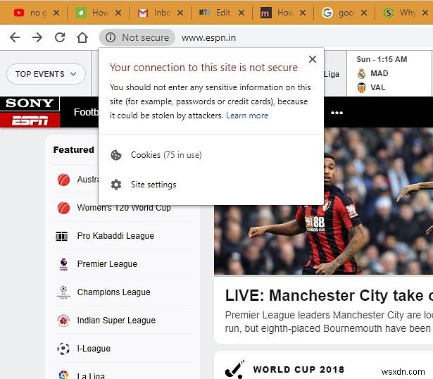 How to Deal with the “Not Secure” Warning on Google Chrome